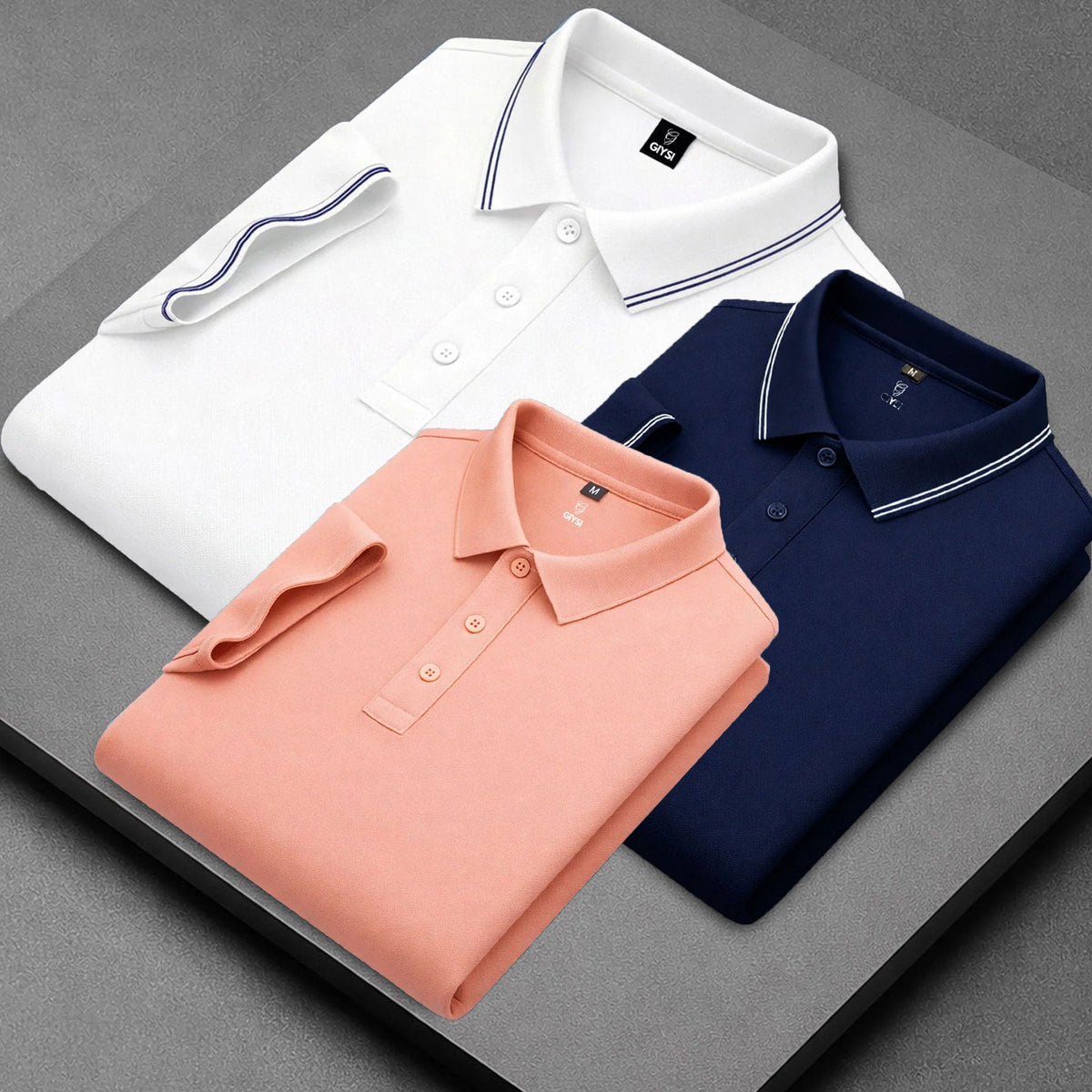 Men’s Cotton Polo T-Shirt Combo (Pack of 3)