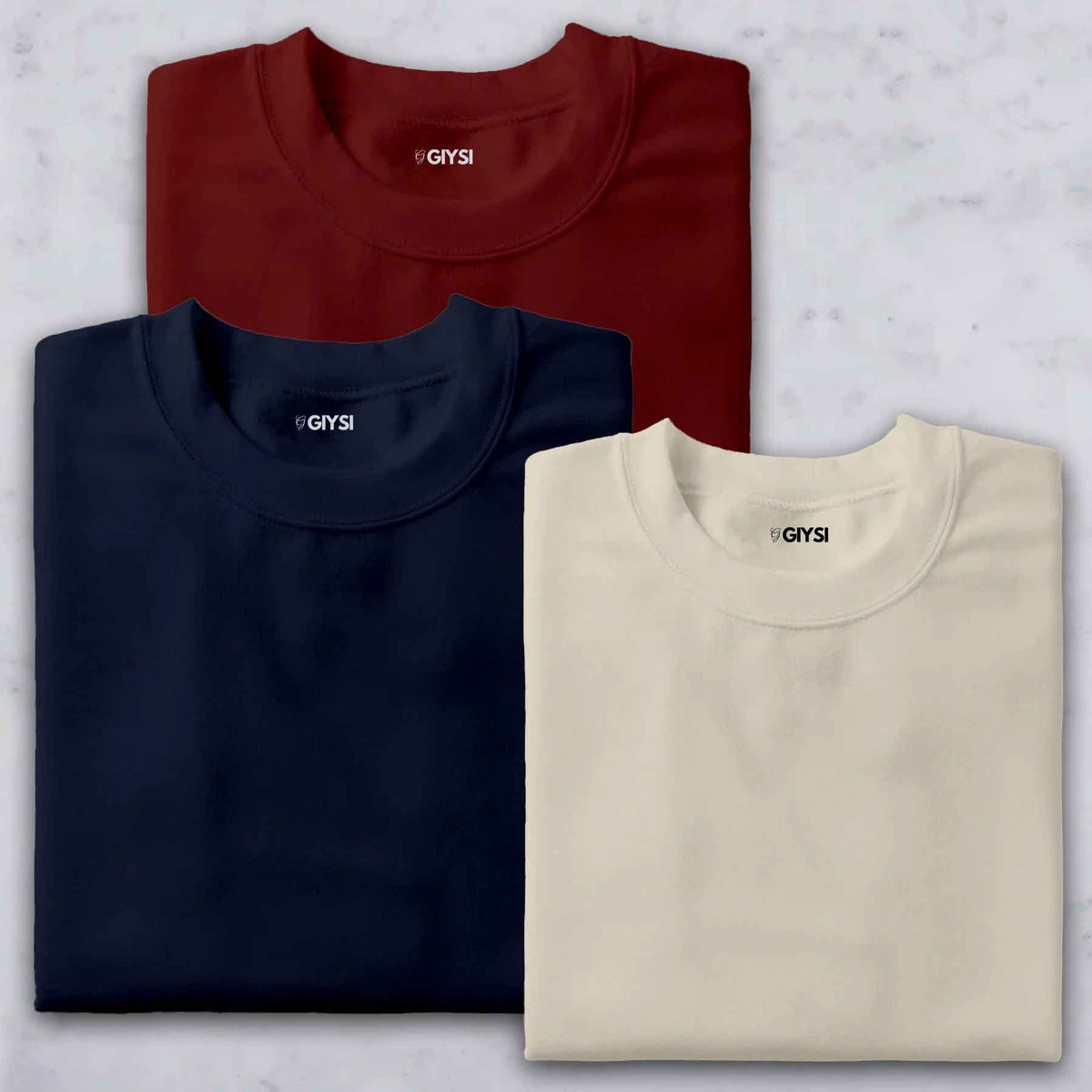 Combo Pack Round Neck T-shirts