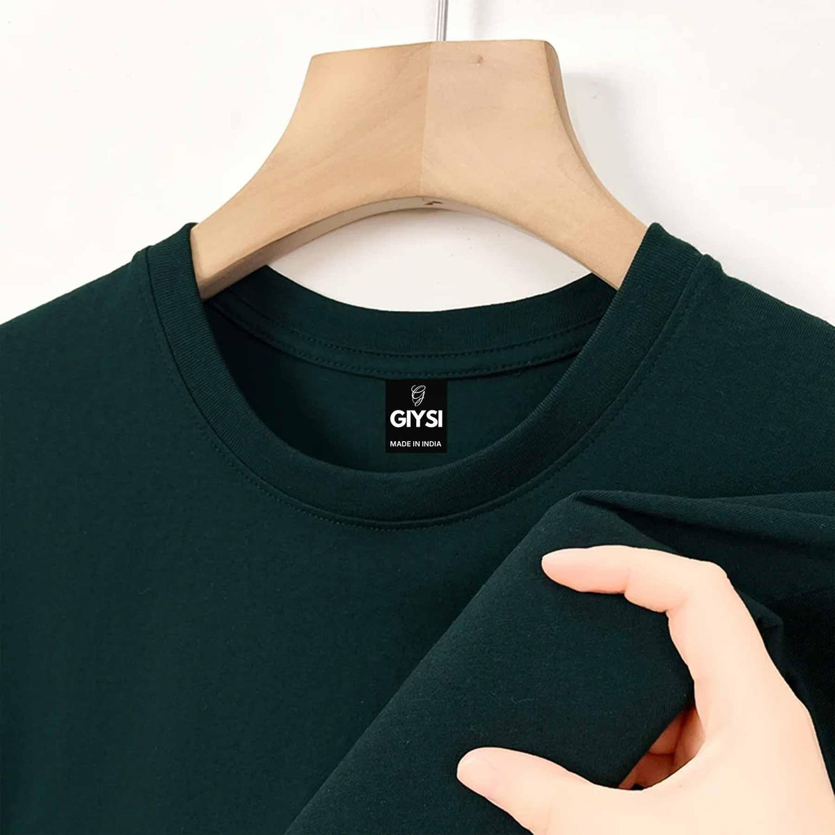 Deep Turquoise Crew Neck T-shirt