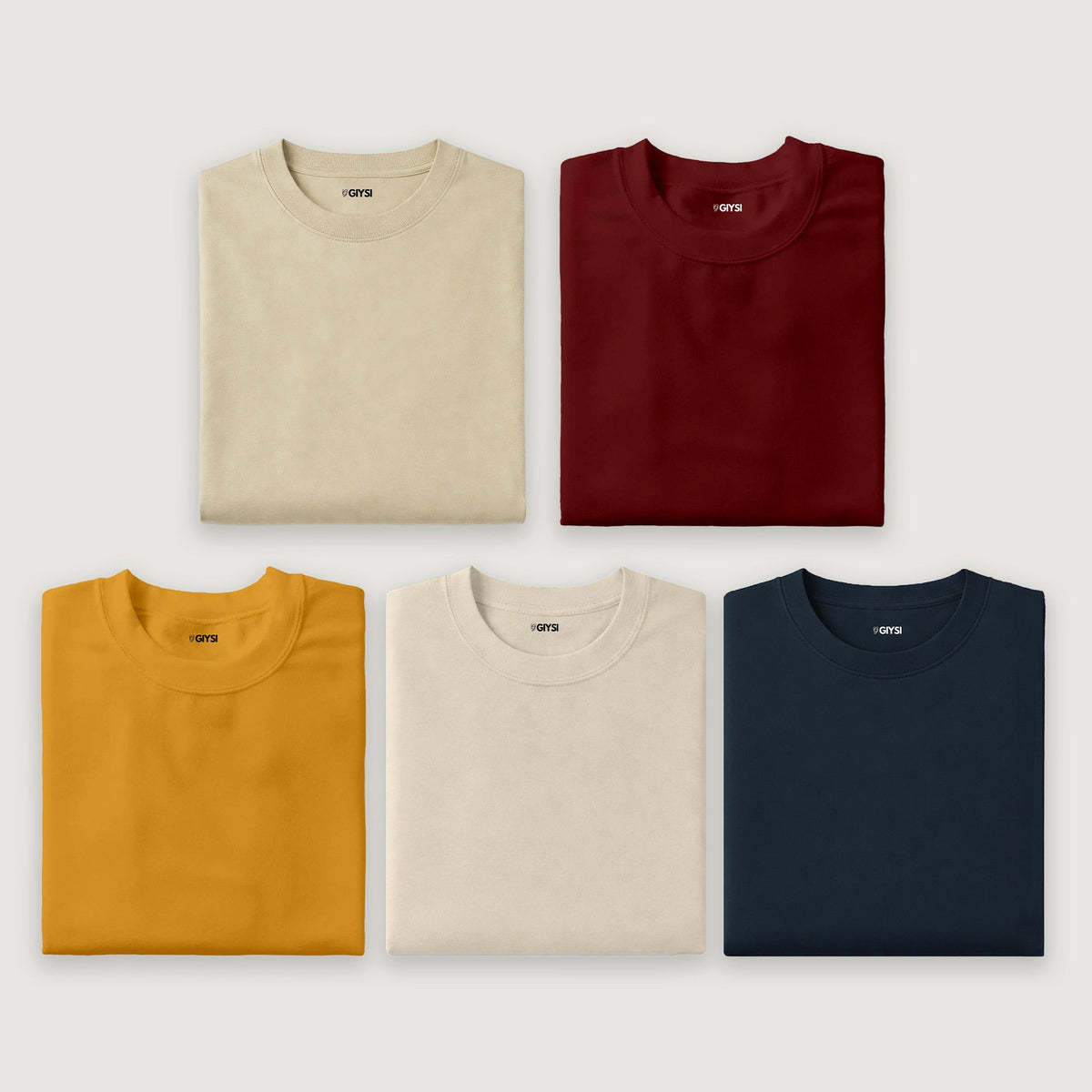 Combo Pack Round Neck T-shirts