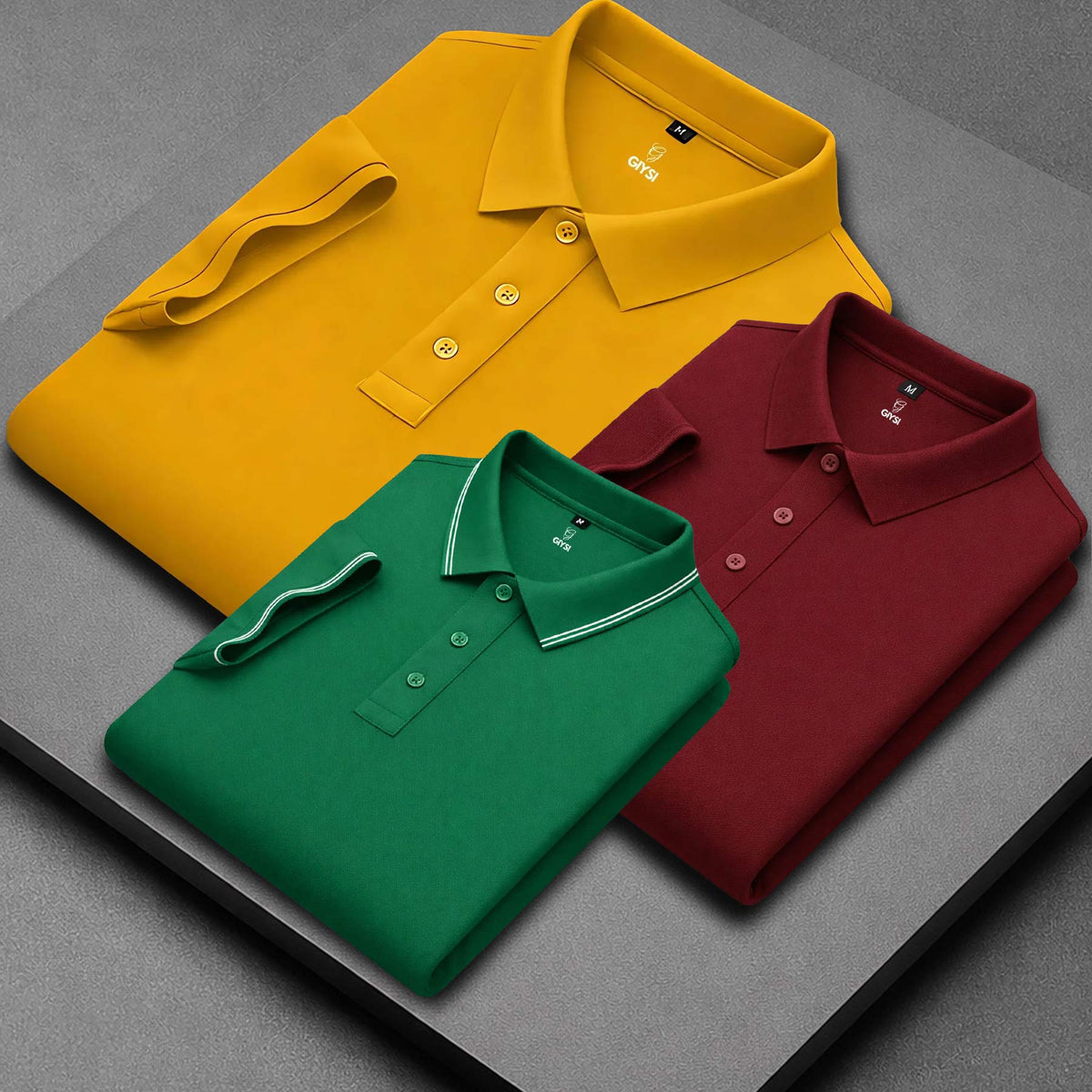 Men’s Cotton Polo T-Shirt Combo (Pack of 3)