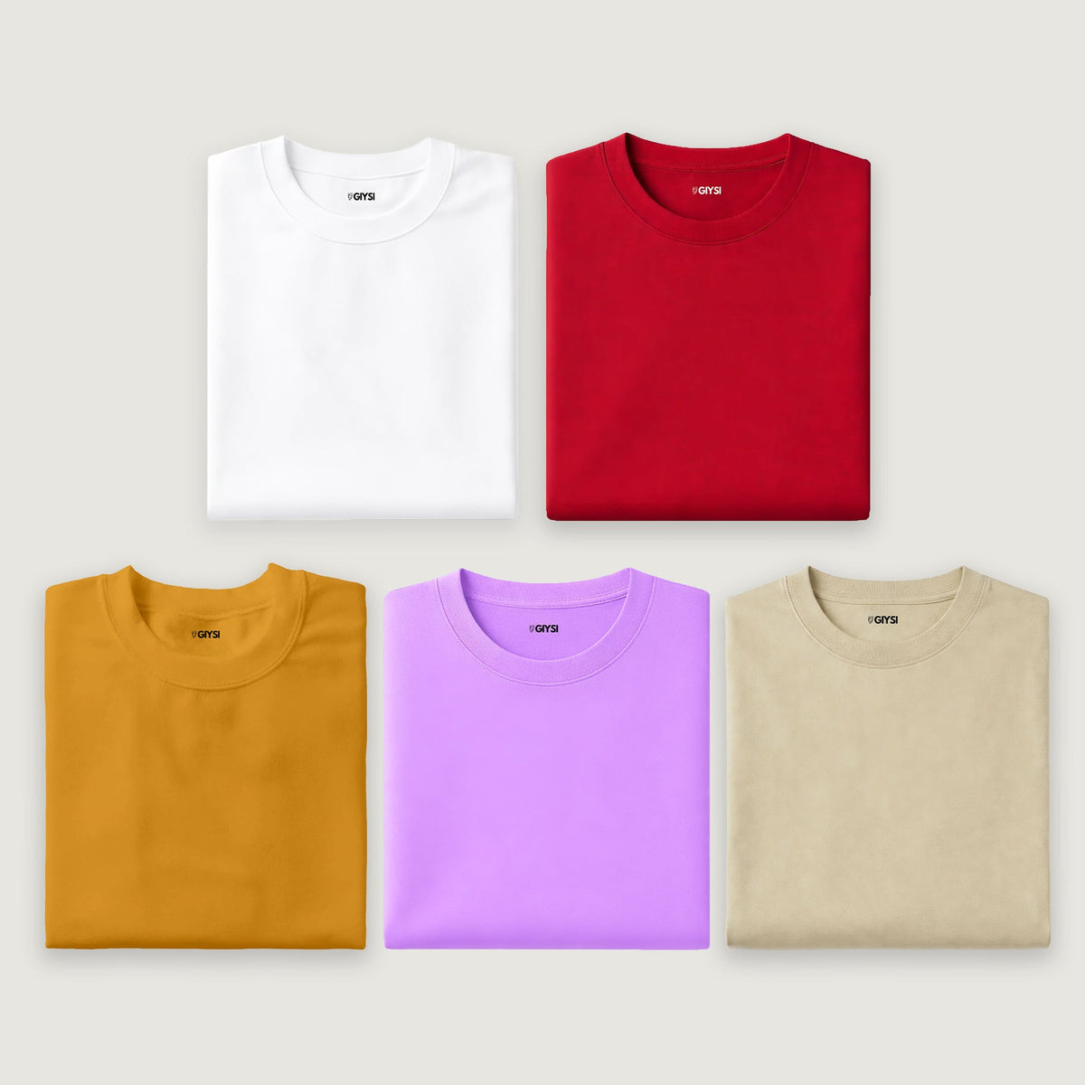 Combo Pack Round Neck T-shirts
