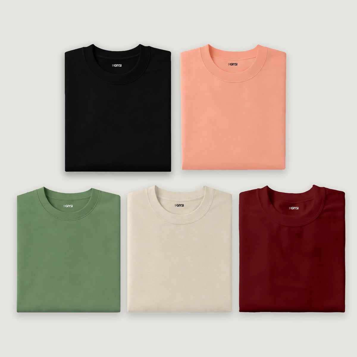 Combo Pack Round Neck T-shirts