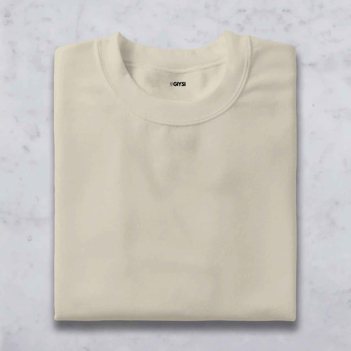 best selling round t shirt Beige