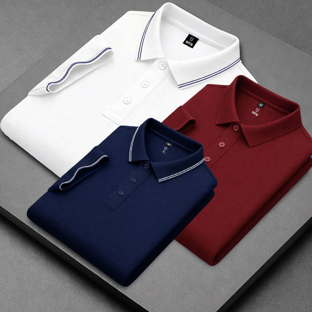 Men’s Cotton Polo T-Shirt Combo (Pack of 3)