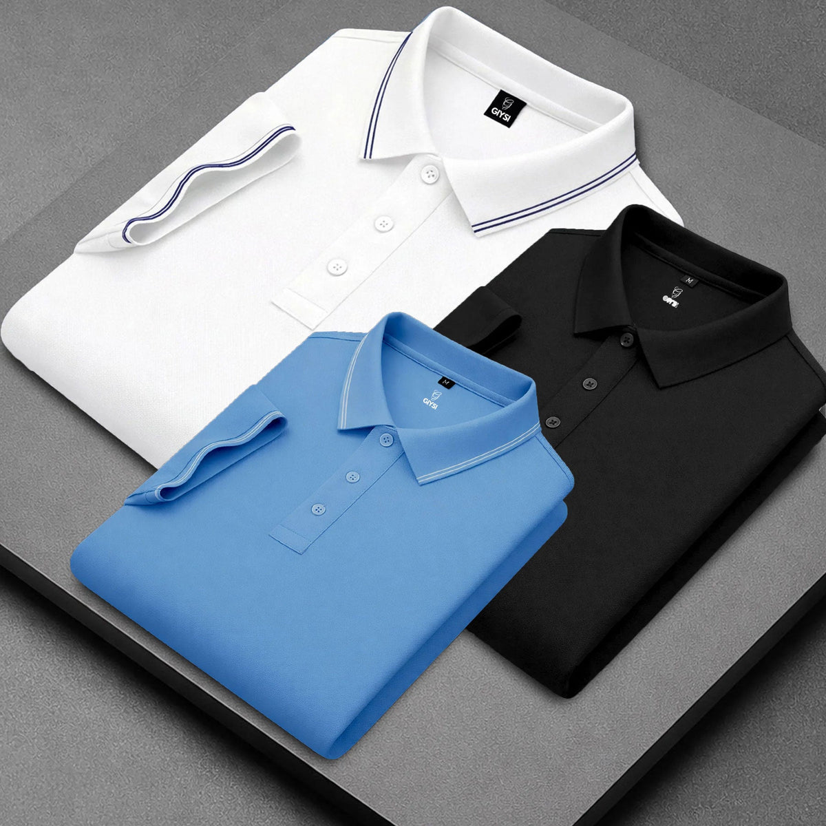 Men’s Cotton Polo T-Shirt Combo (Pack of 3)