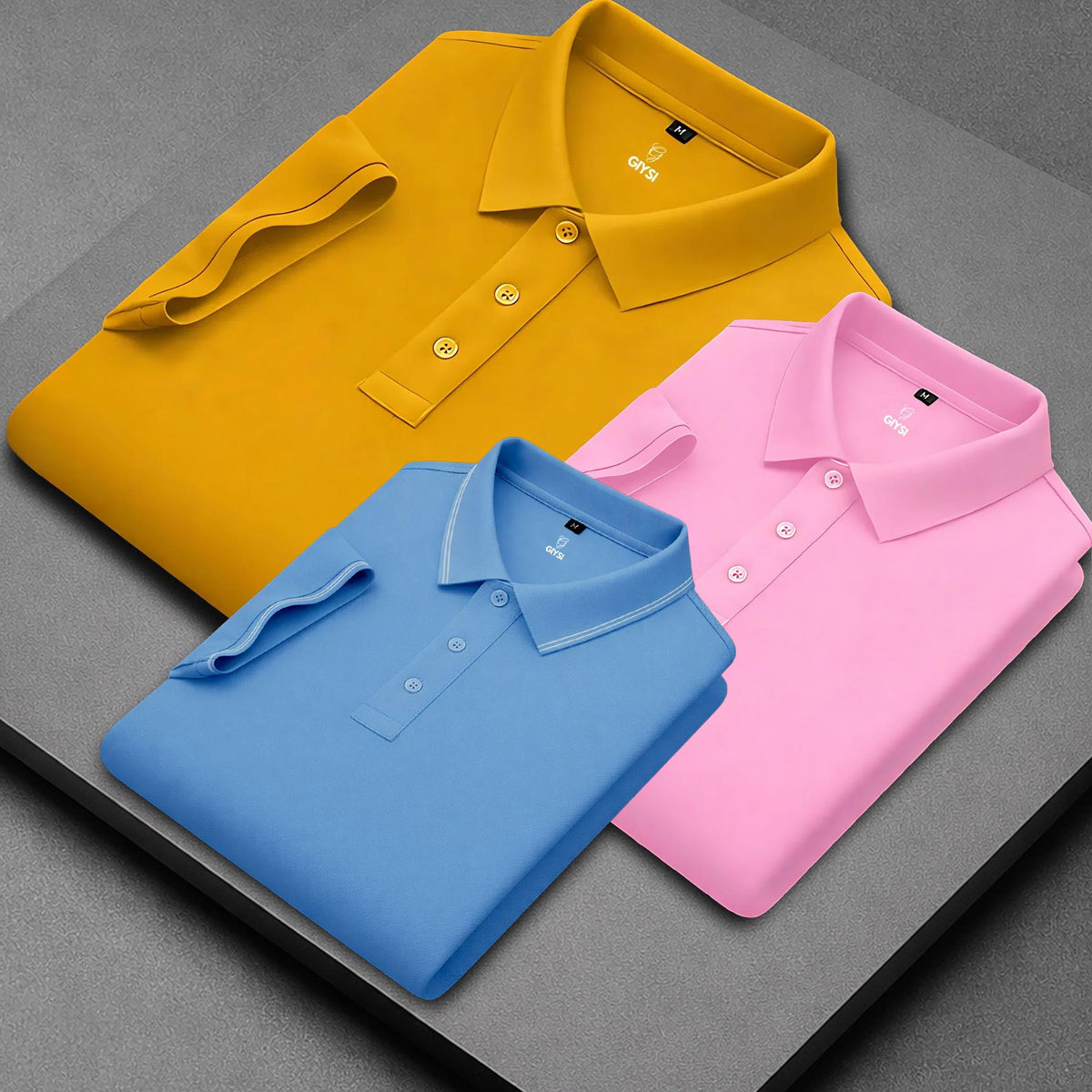 Men’s Cotton Polo T-Shirt Combo (Pack of 3)
