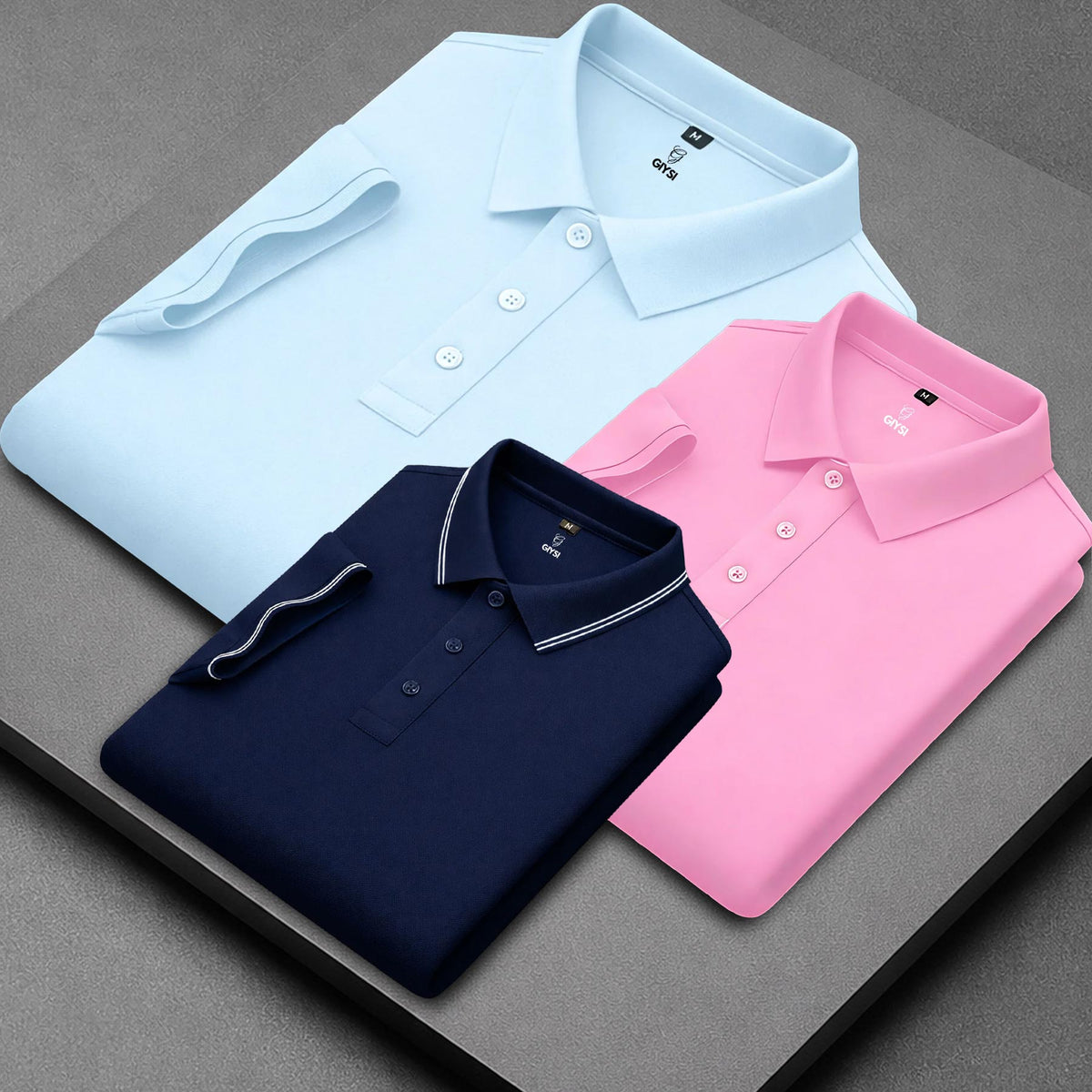 Men’s Cotton Polo T-Shirt Combo (Pack of 3)