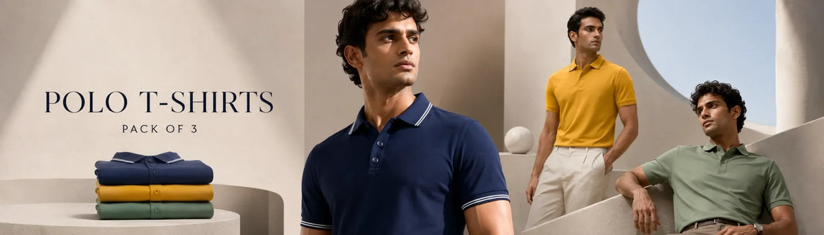Polo T-shirts (Pack of 3)