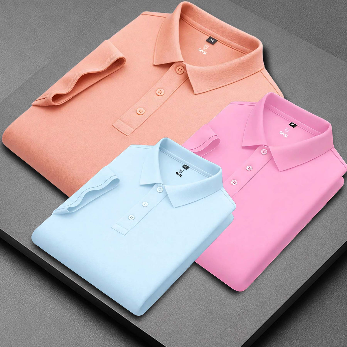 Men’s Cotton Polo T-Shirt Combo (Pack of 3)