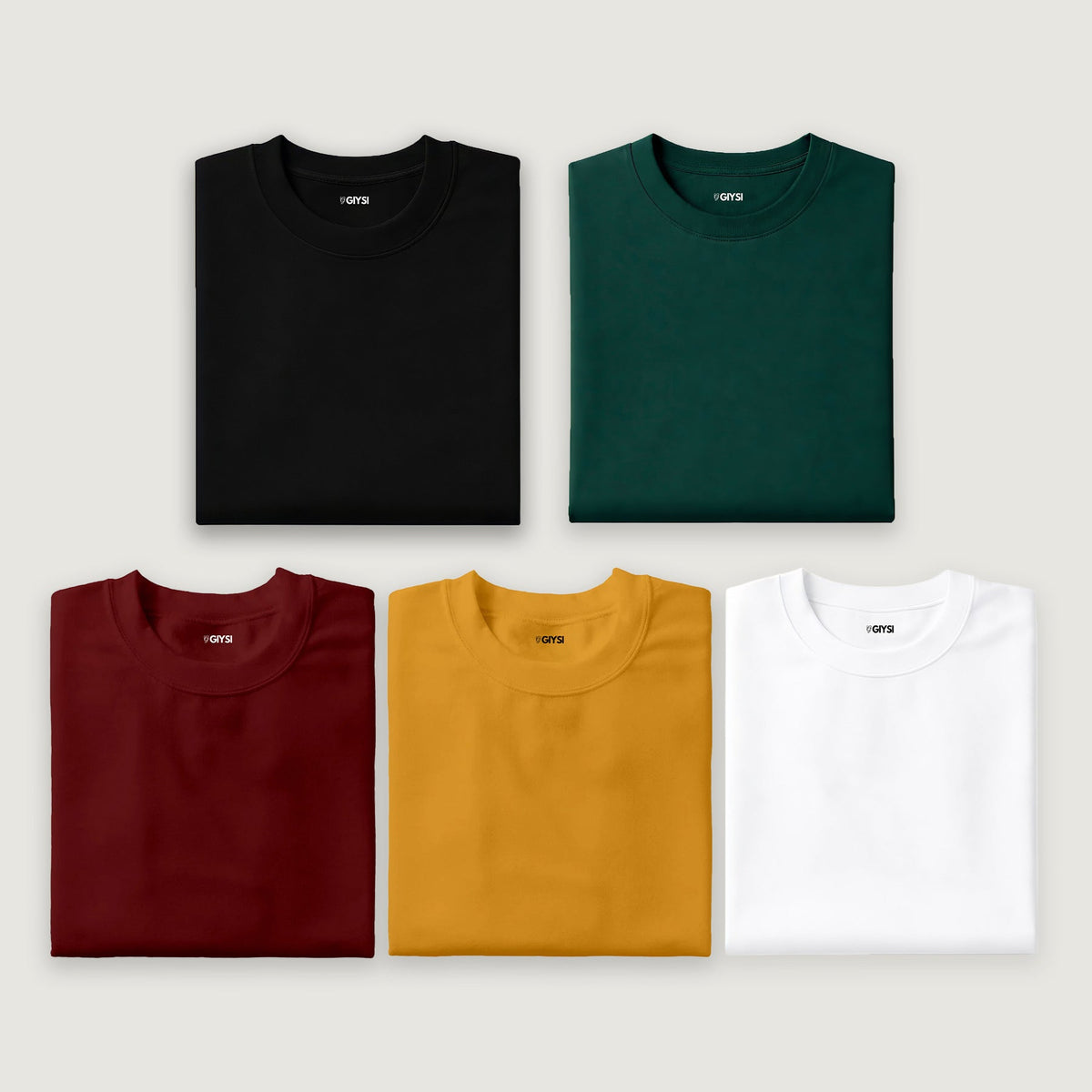 Combo Pack Round Neck T-shirts