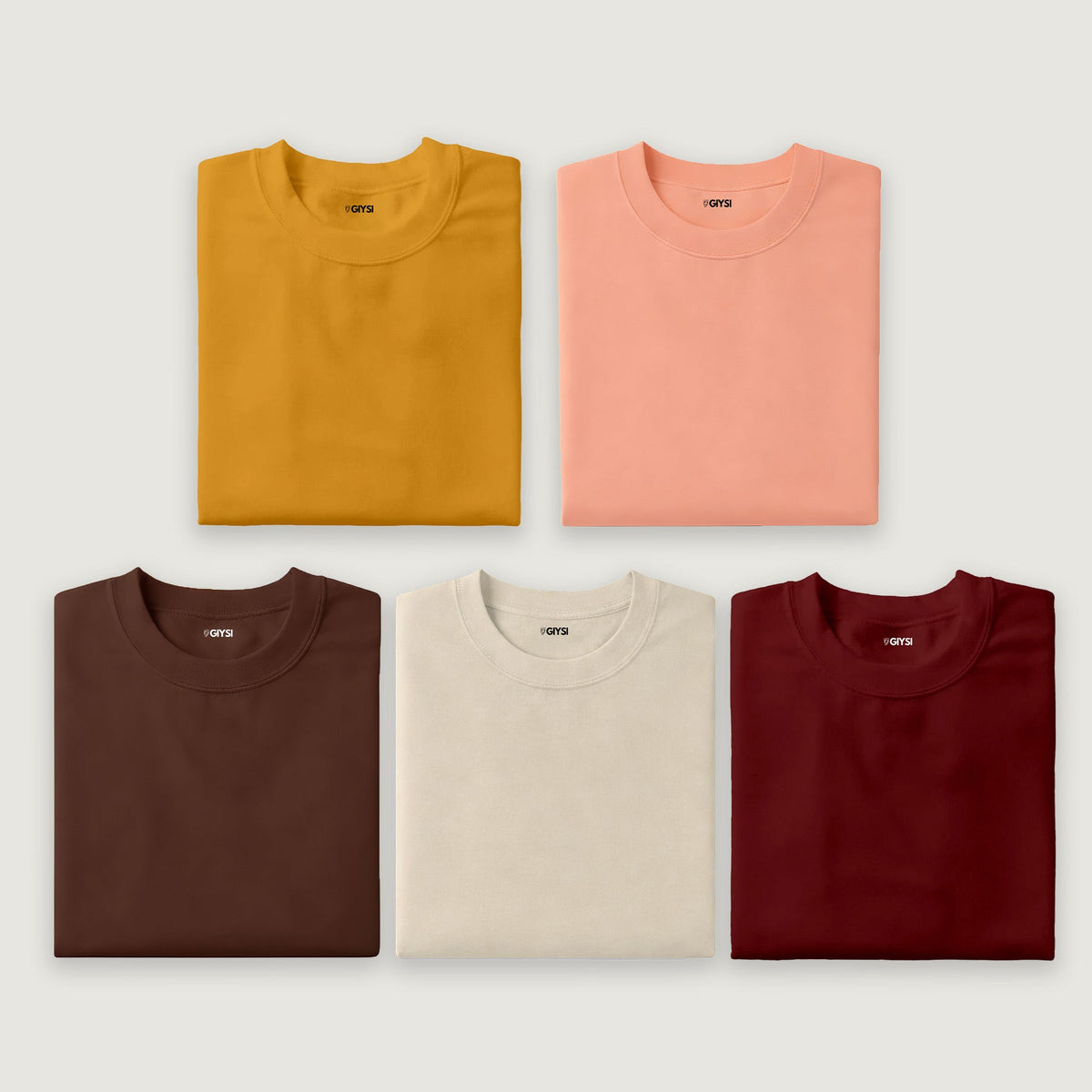 Combo Pack Round Neck T-shirts