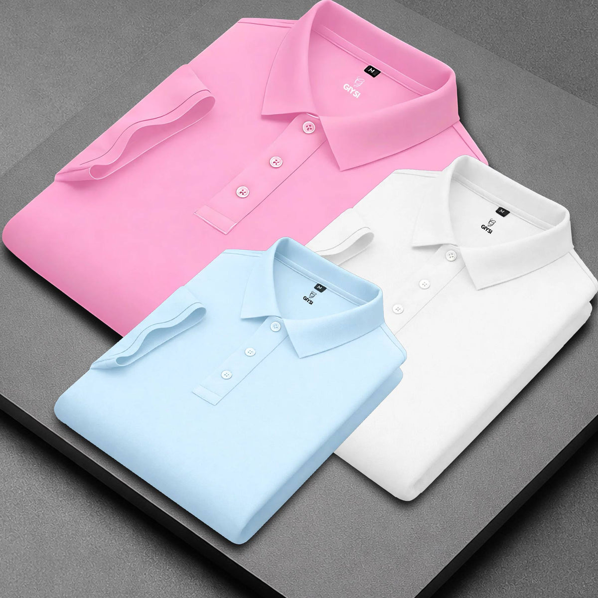 Men’s Cotton Polo T-Shirt Combo (Pack of 3)