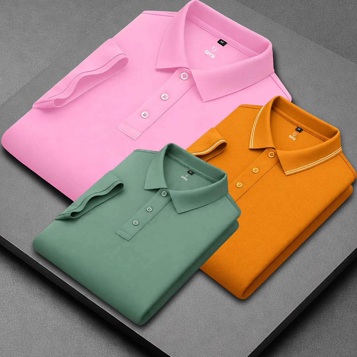 Men’s Cotton Polo T-Shirt Combo (Pack of 3)