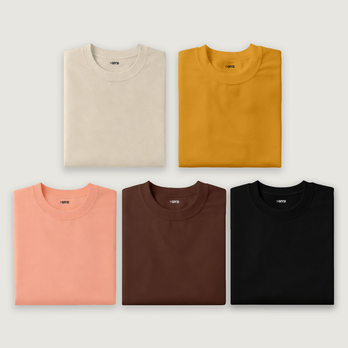Combo Pack Round Neck T-shirts