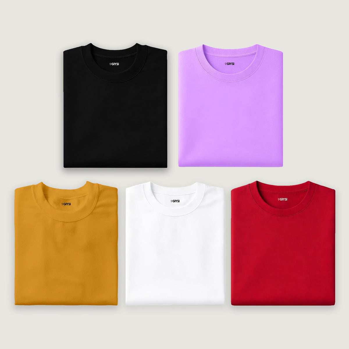 Combo Pack Round Neck T-shirts