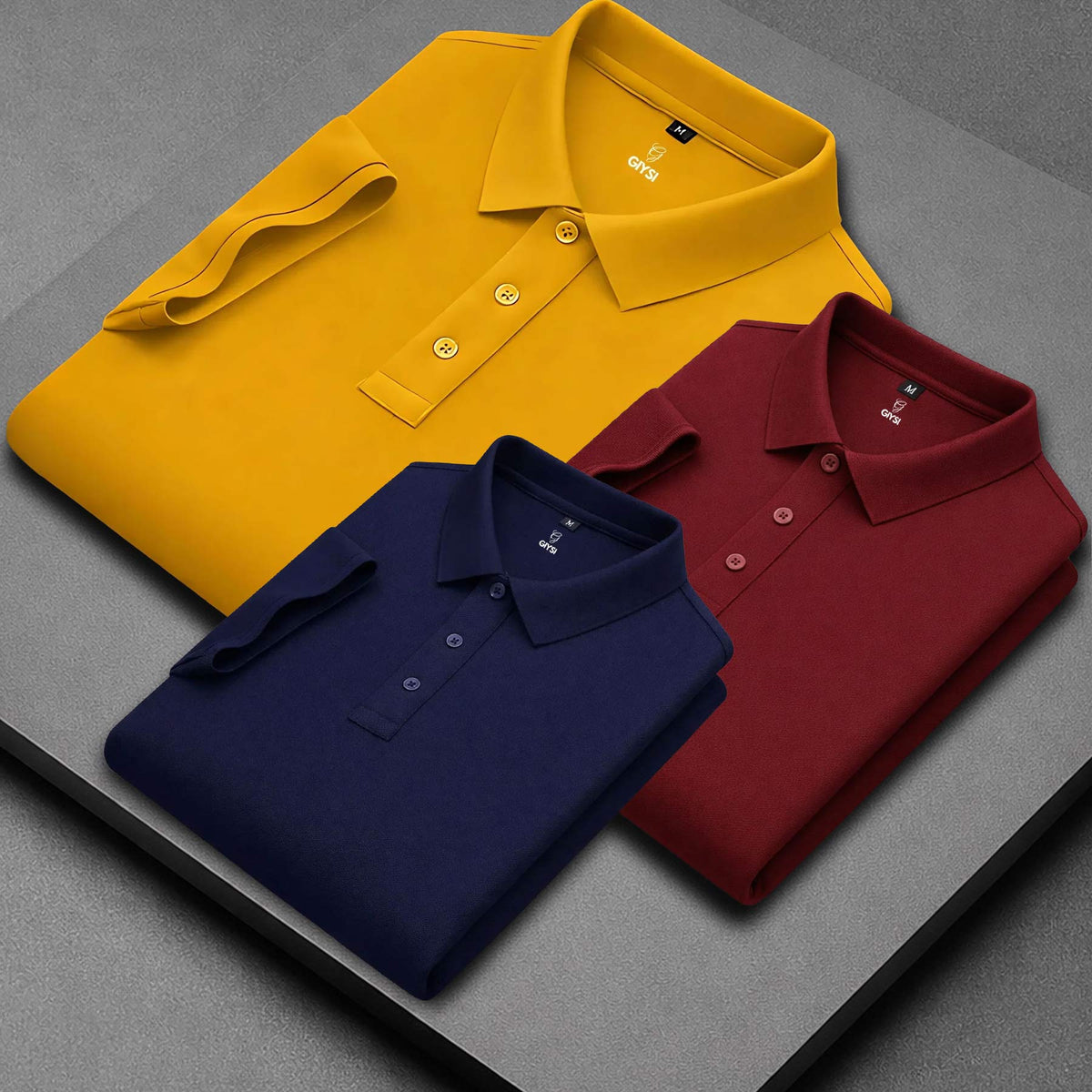 Men’s Cotton Polo T-Shirt Combo (Pack of 3)