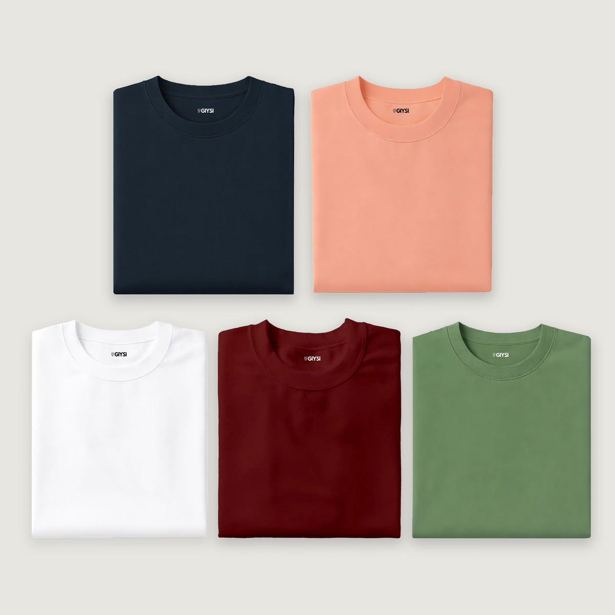 Combo Pack Round Neck T-shirts