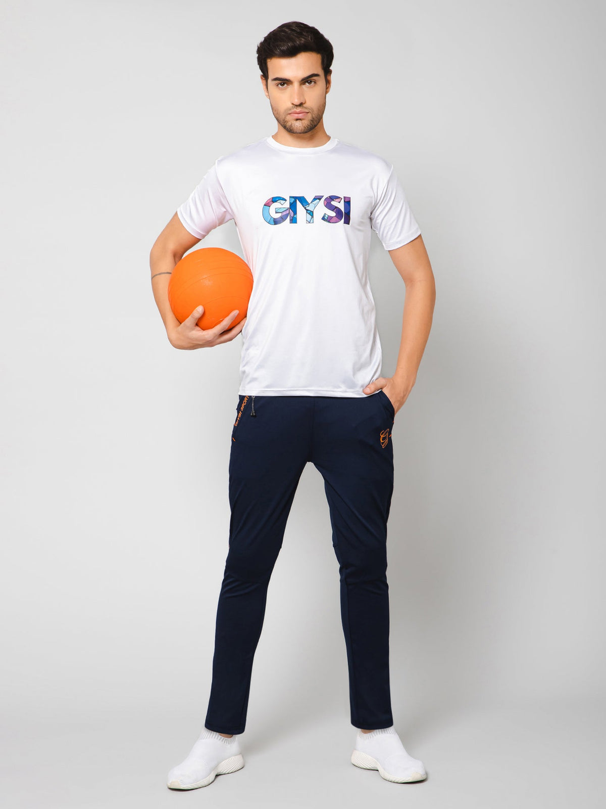 White Training Half Sleeve T-shirt