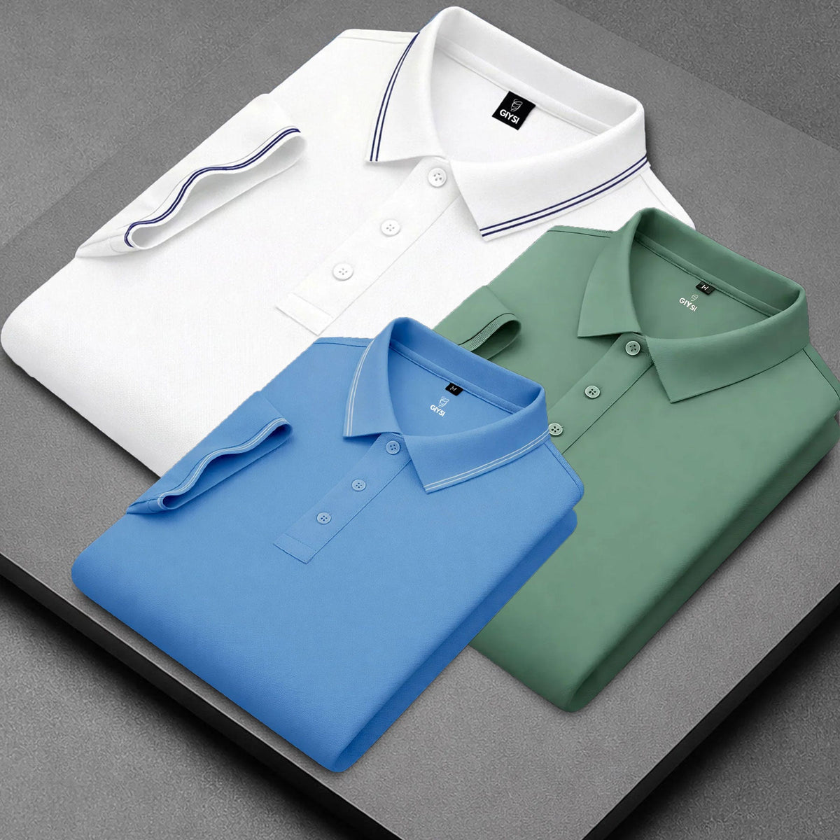 Men’s Cotton Polo T-Shirt Combo (Pack of 3)