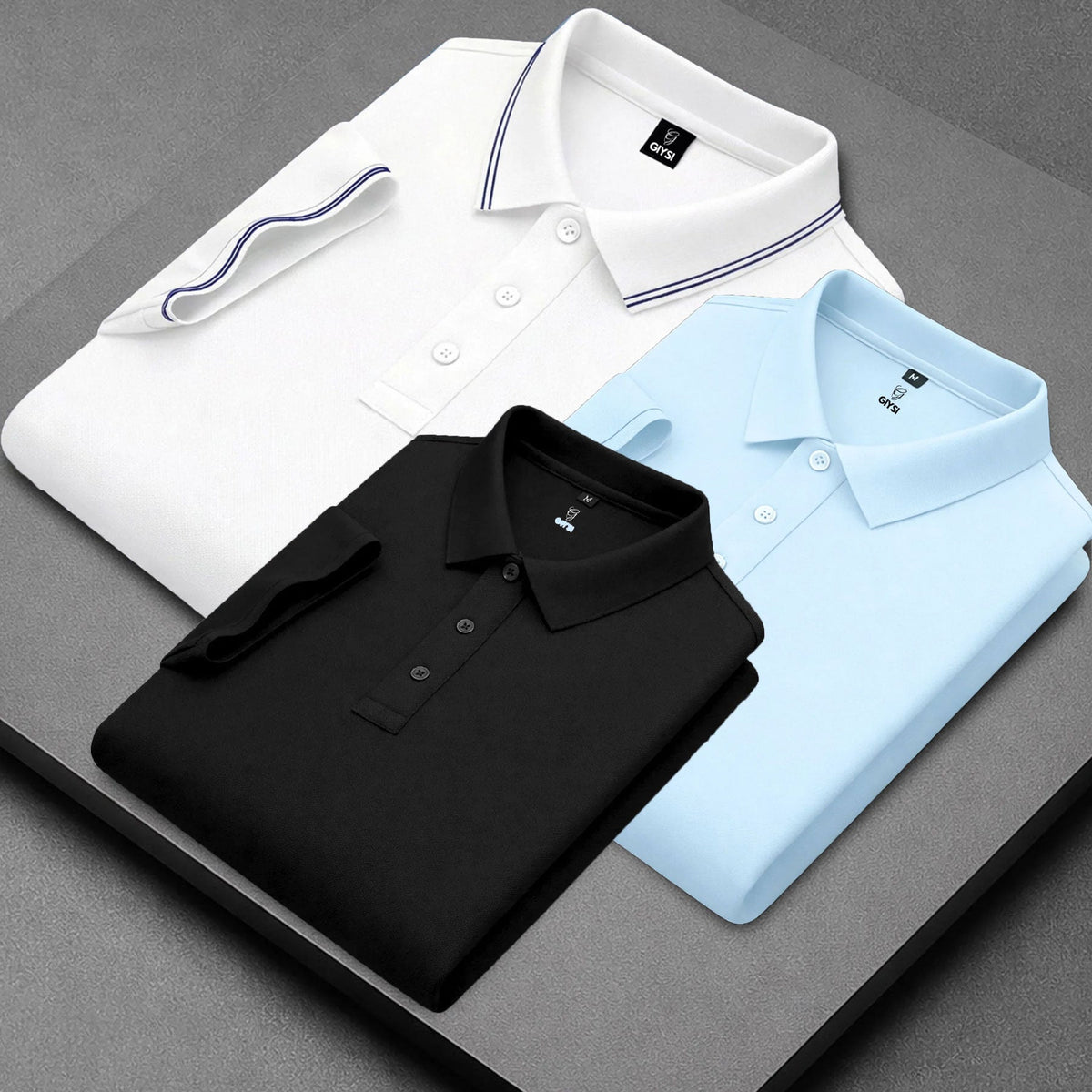 Men’s Cotton Polo T-Shirt Combo (Pack of 3)