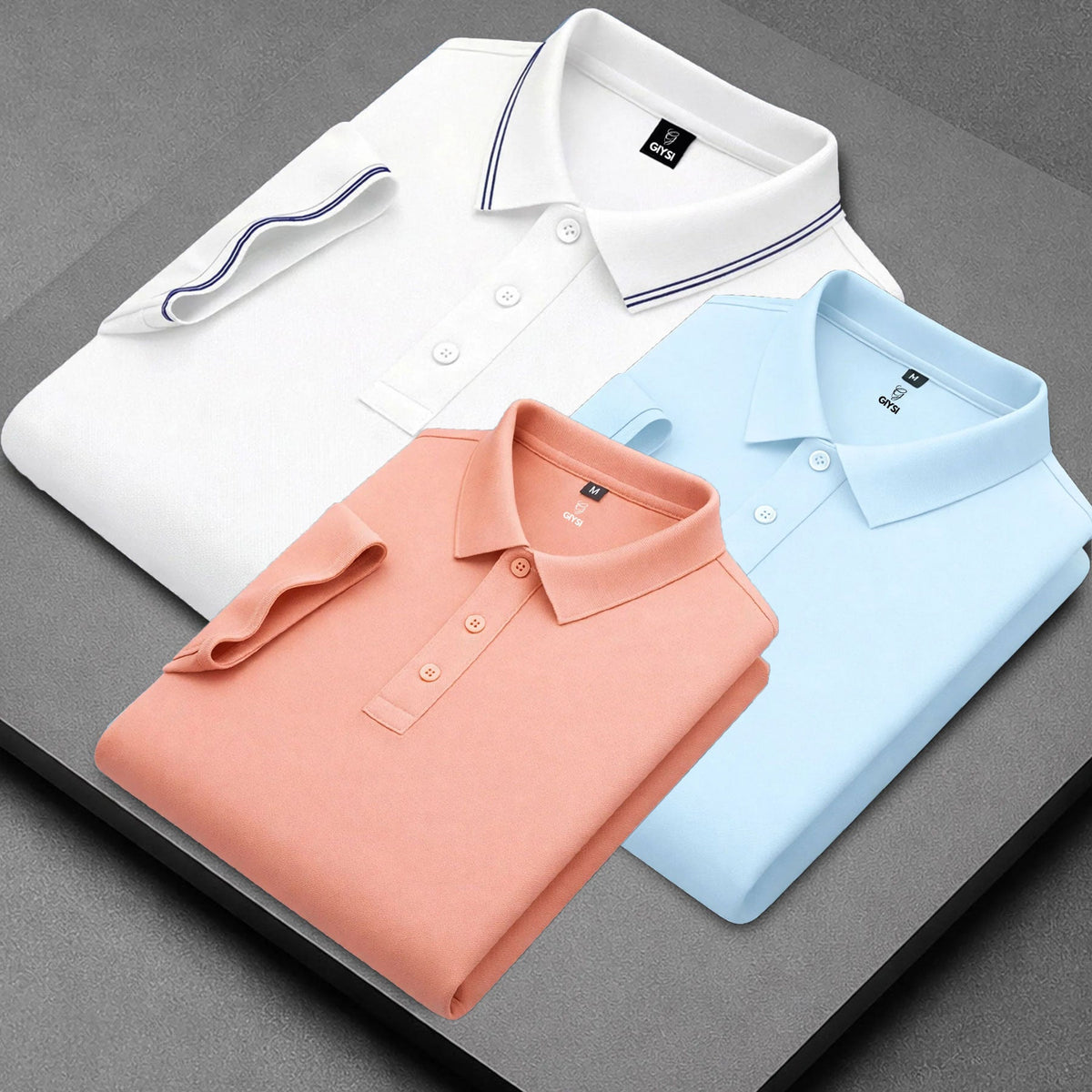 Men’s Cotton Polo T-Shirt Combo (Pack of 3)