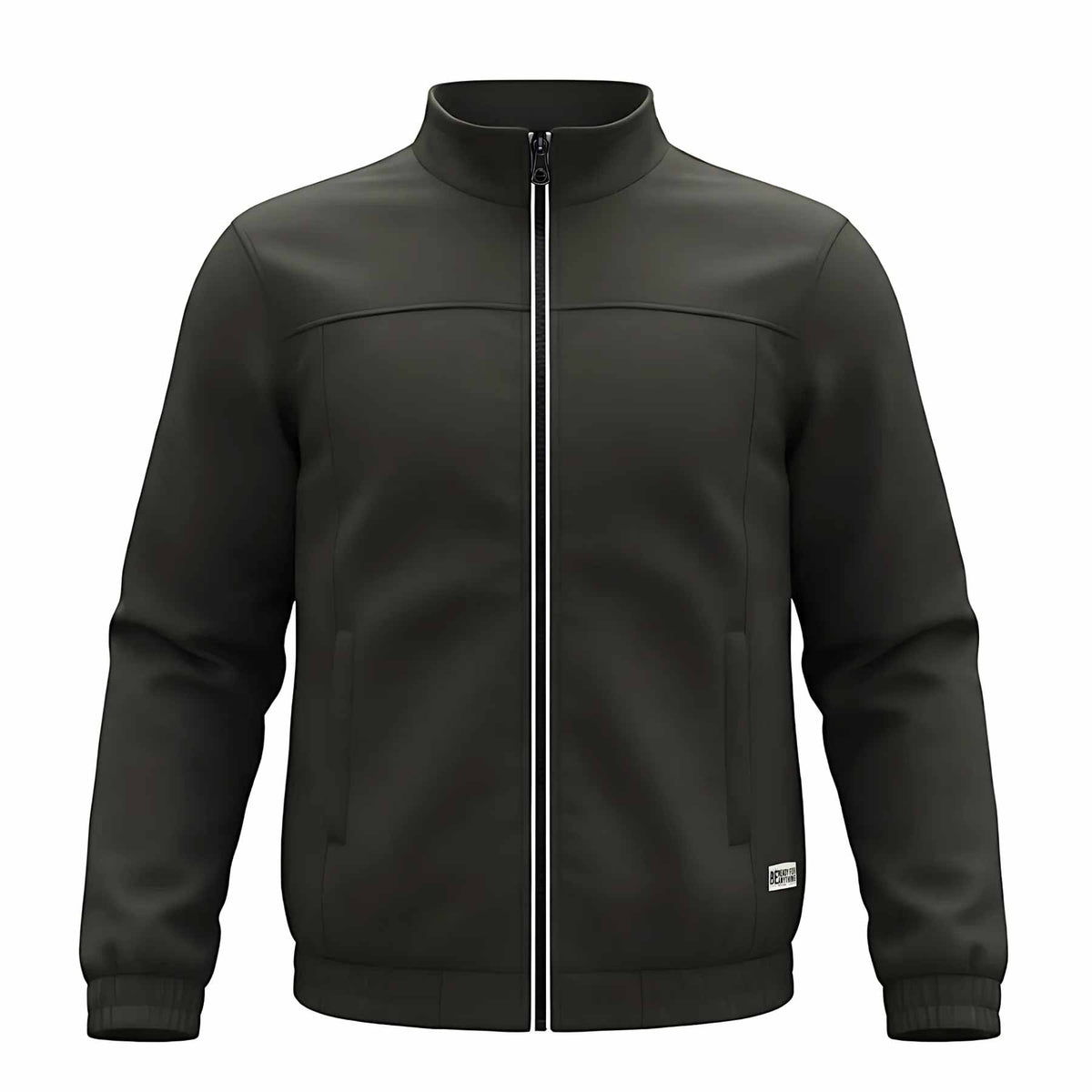Winter Bottle Green Slim Fit Jacket