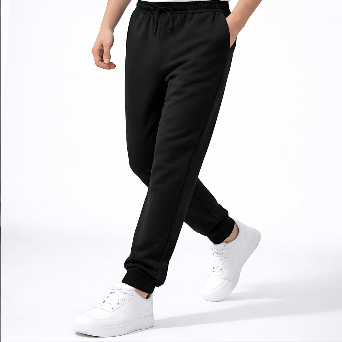 Premium Cotton Jogger (Black)