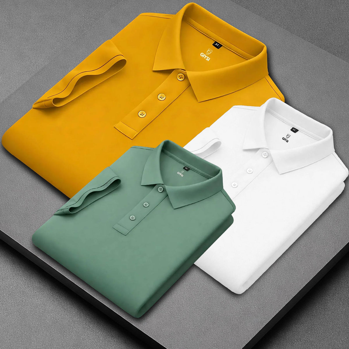 Men’s Cotton Polo T-Shirt Combo (Pack of 3)