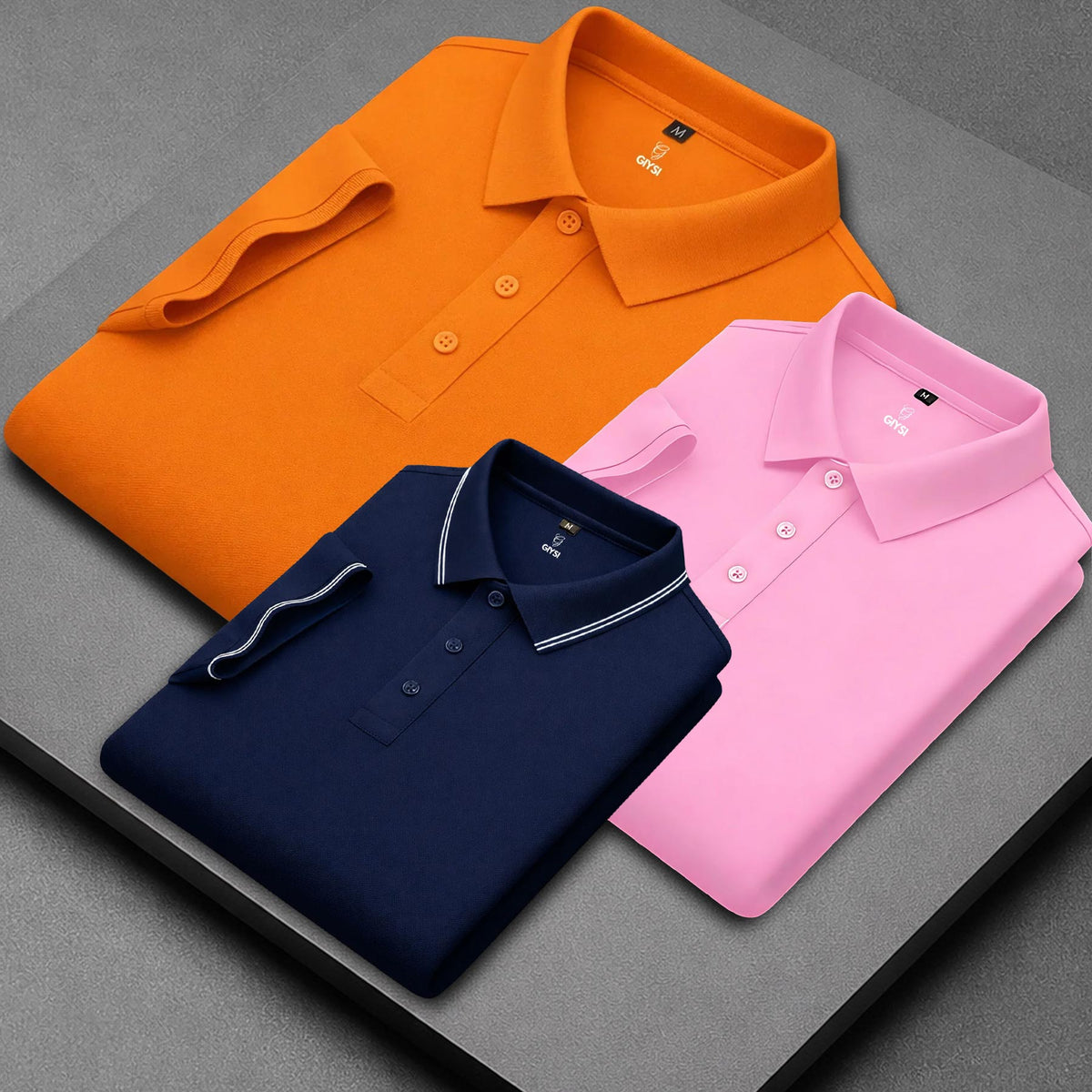 Men’s Cotton Polo T-Shirt Combo (Pack of 3)