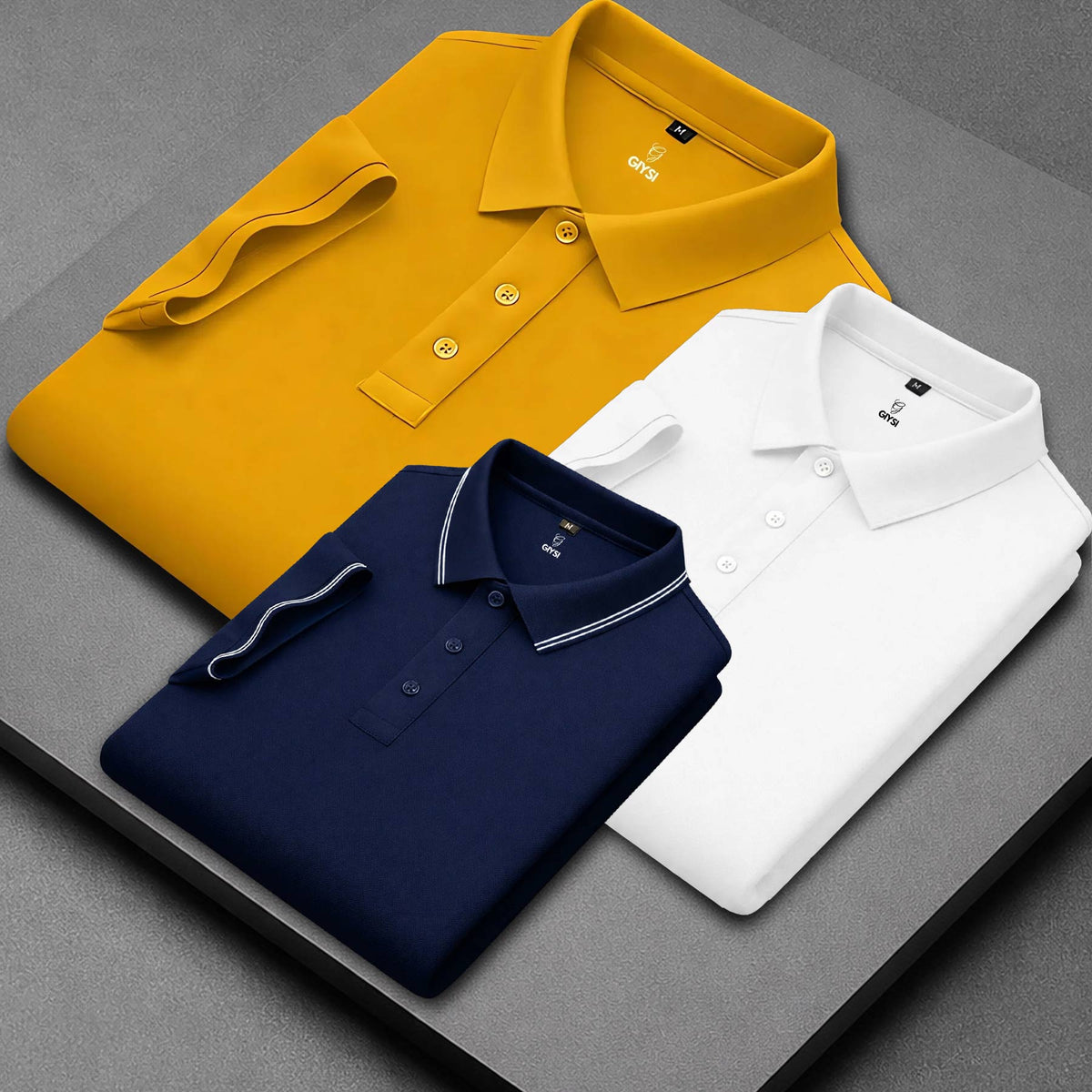 Men’s Cotton Polo T-Shirt Combo (Pack of 3)