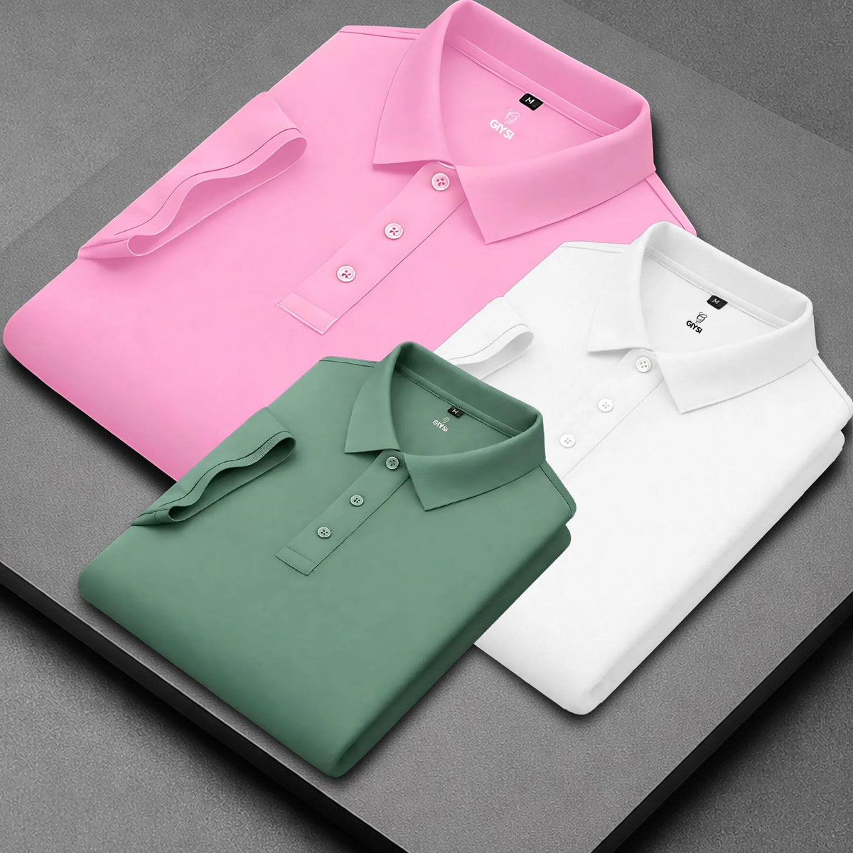 Men’s Cotton Polo T-Shirt Combo (Pack of 3)