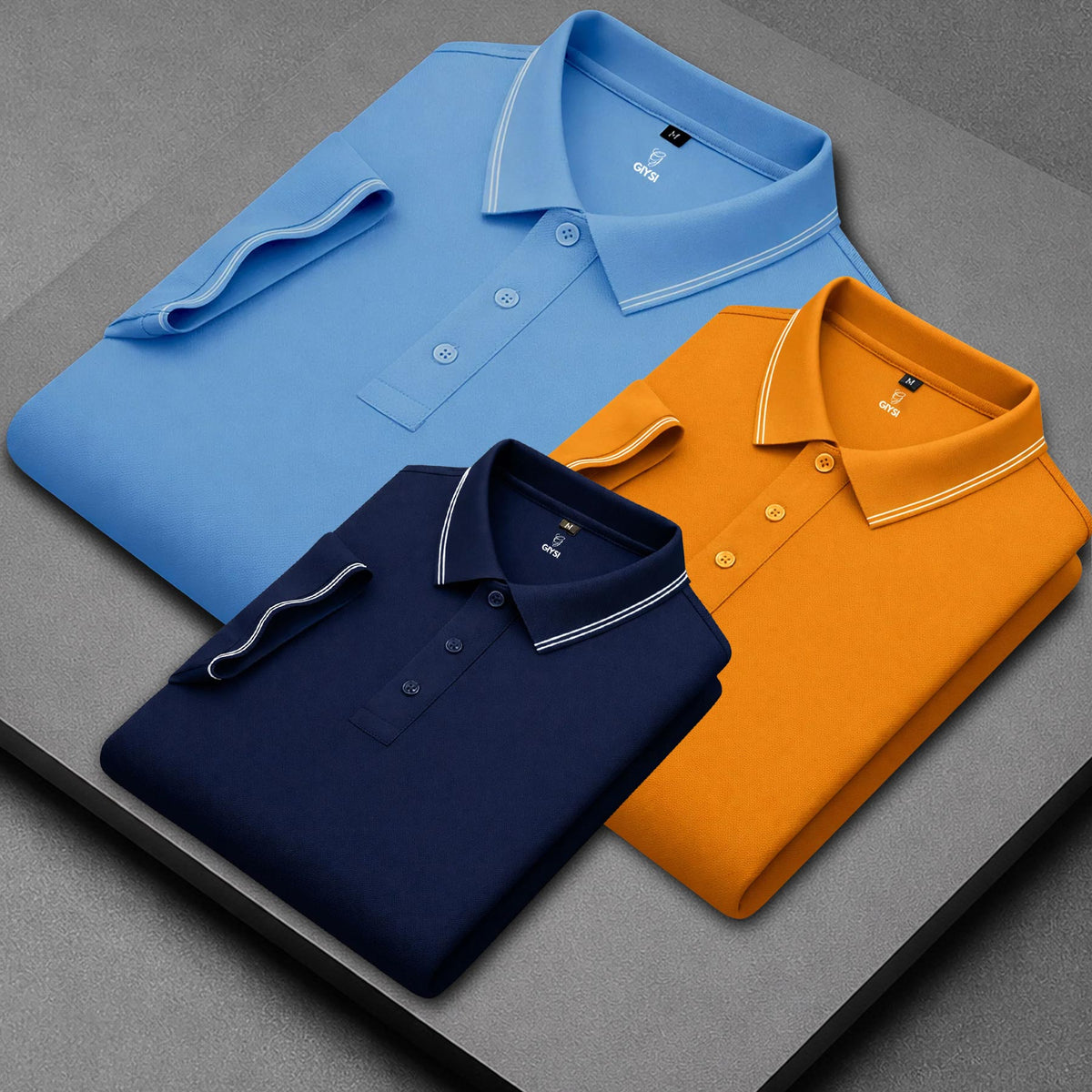Men’s Cotton Polo T-Shirt Combo (Pack of 3)