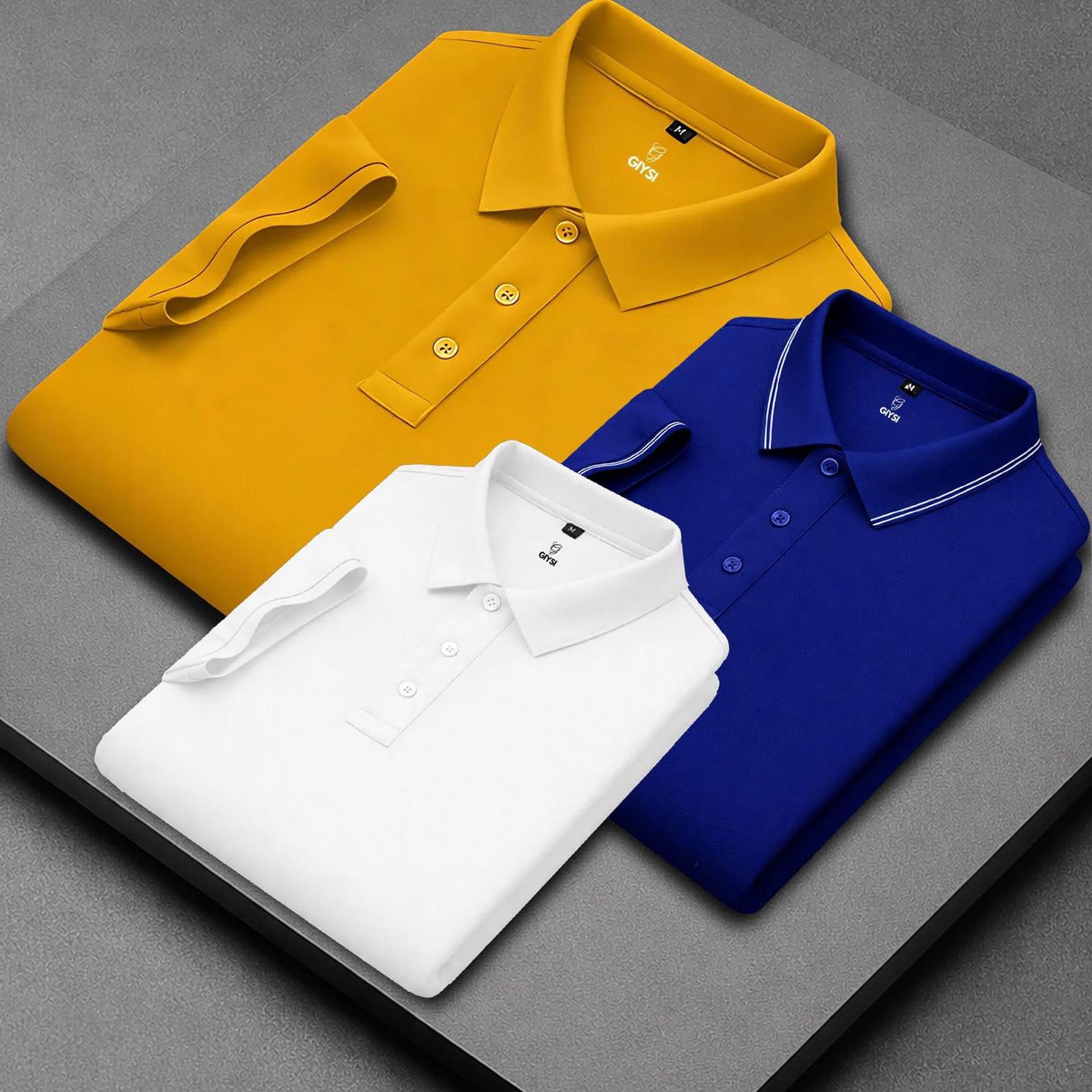 Men’s Cotton Polo T-Shirt Combo (Pack of 3)