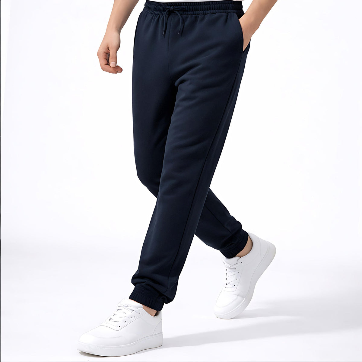 Premium Cotton Jogger (Navy Blue)